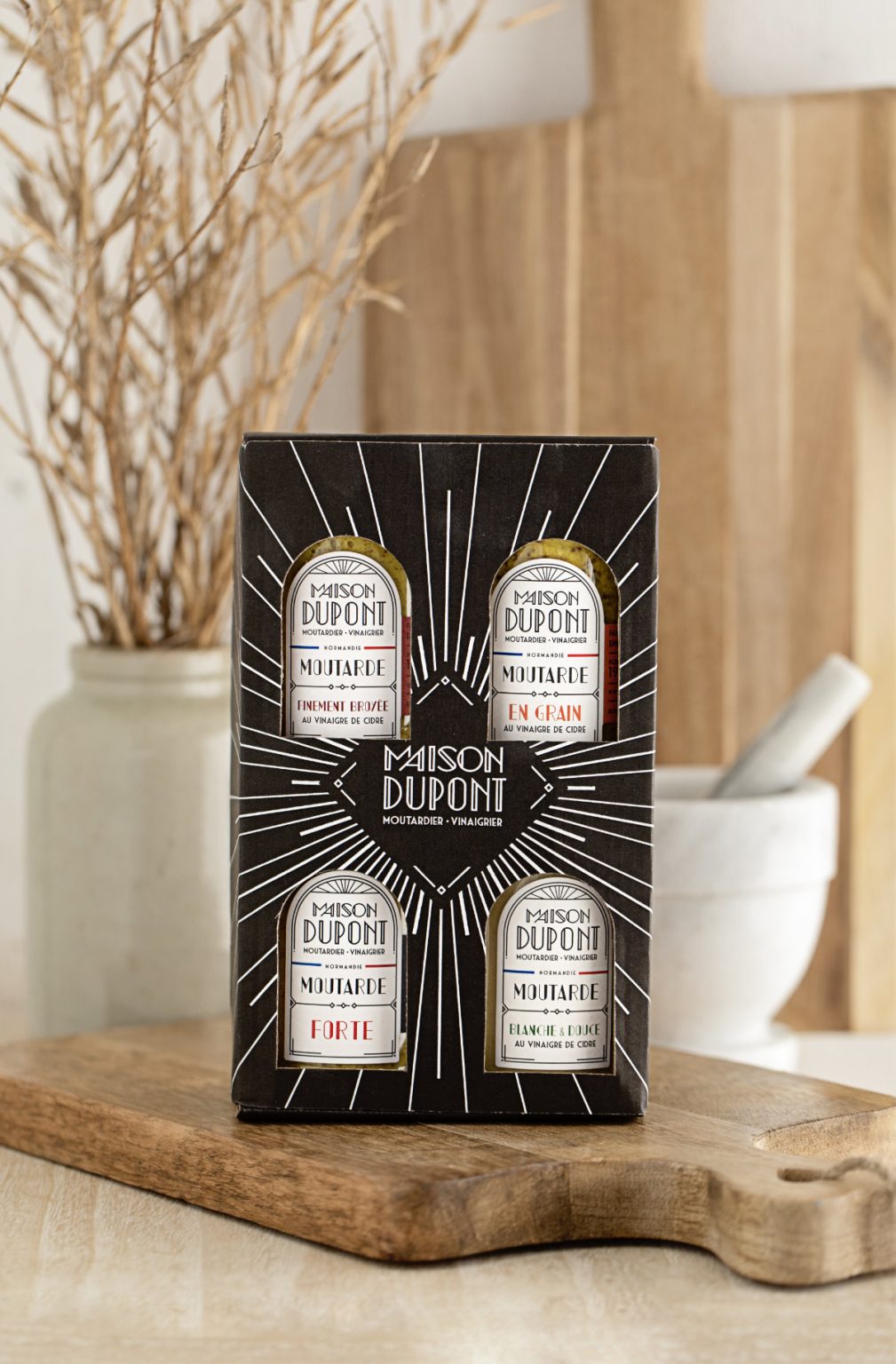 Coffret Decouverte Moutarde Artisanale Normandie Maison Dupont