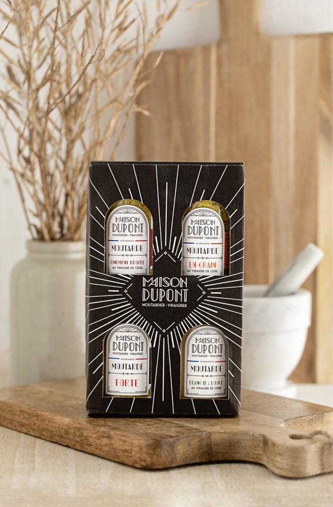 Coffret Decouverte Moutarde Artisanale Normandie Maison Dupont