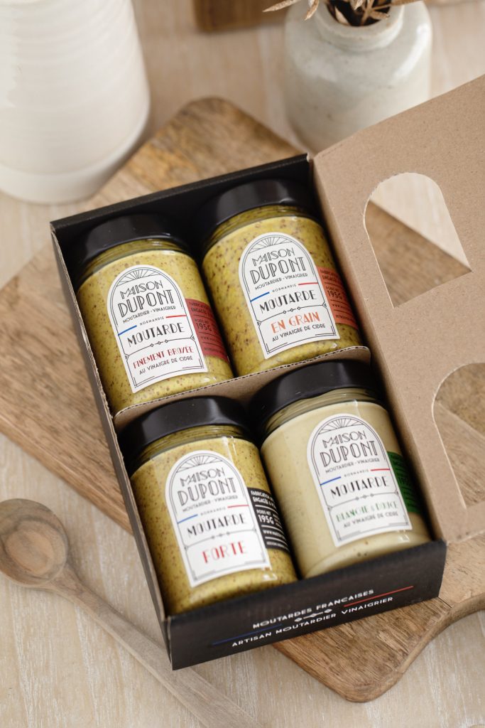 Coffret Decouverte Moutarde Artisanale Normandie Maison Dupont