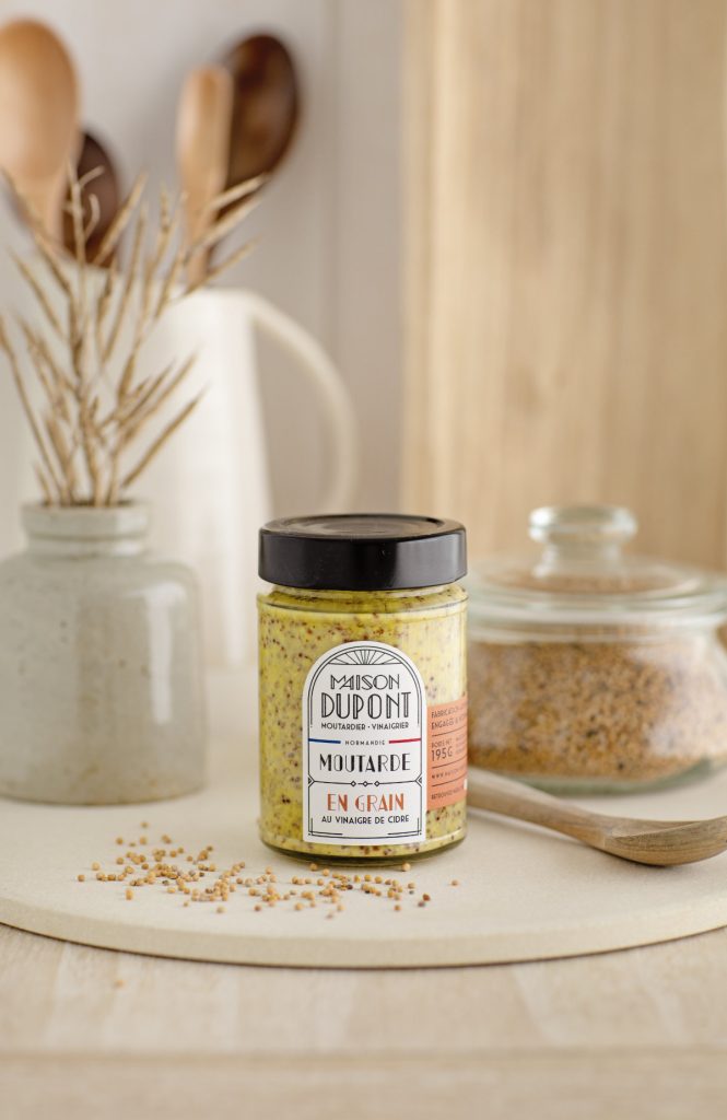 Moutarde En Grain 195g Normande Maison Dupont