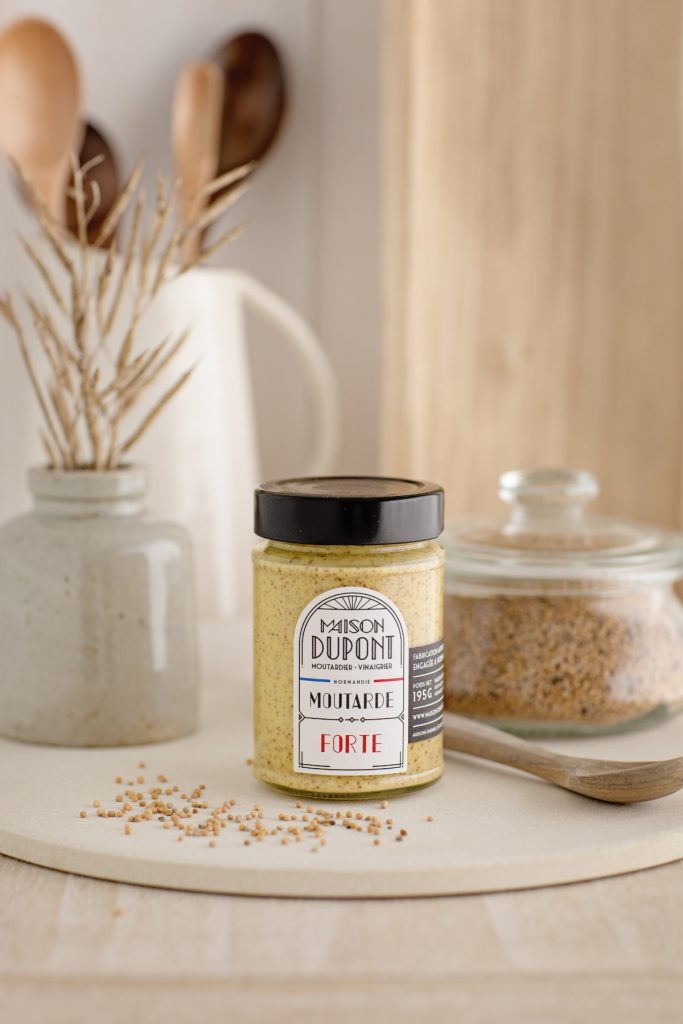 Moutarde Artisanale Normande Forte 195g Maison Dupont