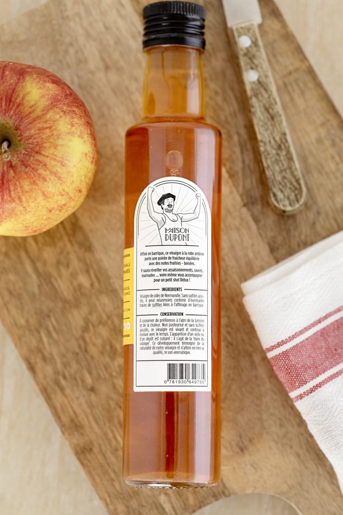 Vinaigre De Cidre De Normandie 250ml Moutarde Maison dupont